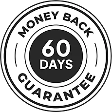 60 day money back guarantee seal